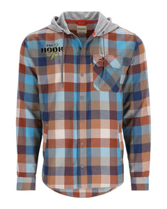 Santee Flannel Hoody with Logo