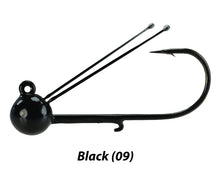 Load image into Gallery viewer, Tungsten Double Wire Weedless Ball Jig Heads