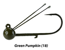 Load image into Gallery viewer, Tungsten Double Wire Weedless Ball Jig Heads