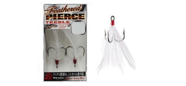 Pierce Feathered Trebles – The Hook Up Tackle
