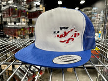 Load image into Gallery viewer, Tackle Otaku Flag Logo Trucker Hat
