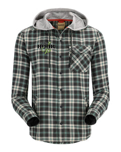 Santee Flannel Hoody with Logo