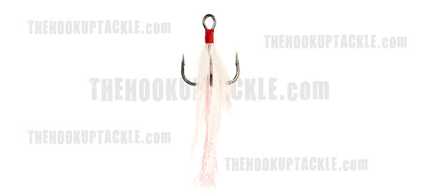 Feathered Treble Hooks – The Hook Up Tackle
