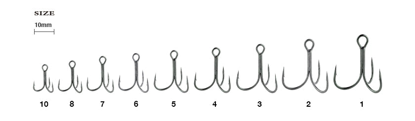 Treble hook size chart deals