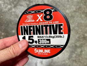 Saltimate Infinitive X8 Jigging PE Line