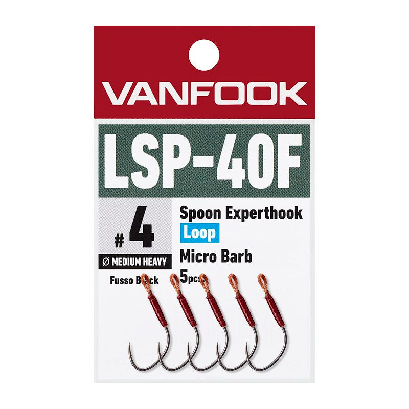 LSP-40F Spoon Experthook Loop Micro Barb – The Hook Up Tackle LSP-40F Spoon Experthook Loop Micro Barb – The Hook Up Tackle
