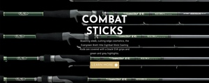 Combat Stick Spinning Rods
