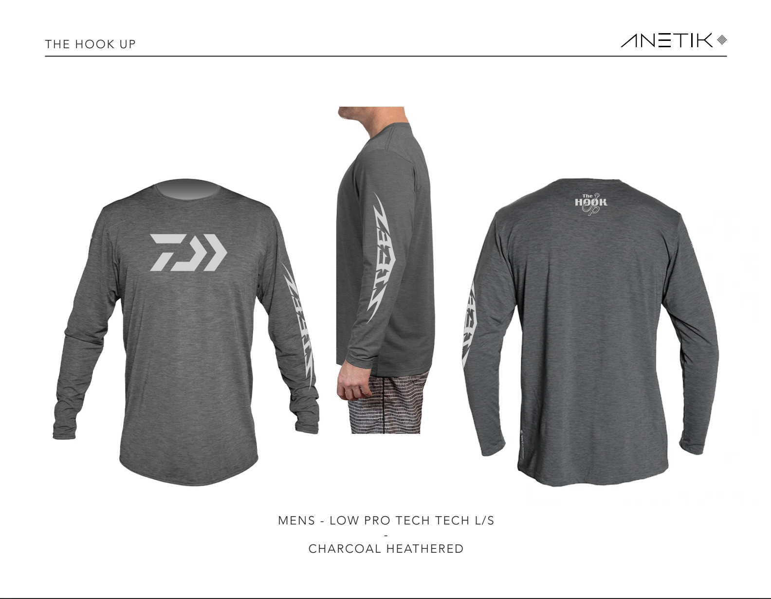 New Shirt Daiwa Fishing Tatula Logo Men's Black T-Shirt USA Size S to 5XL