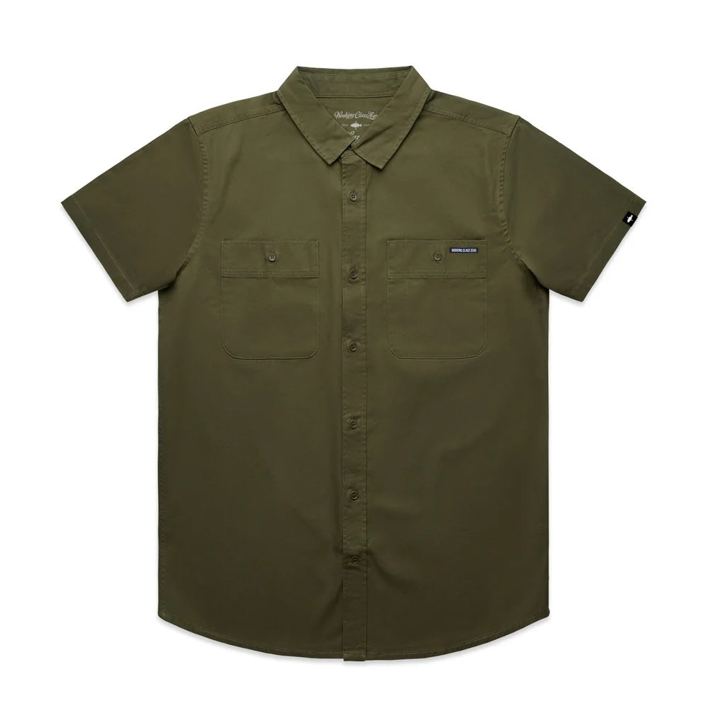 Standard Logo Short Sleeve Button Up Shirt