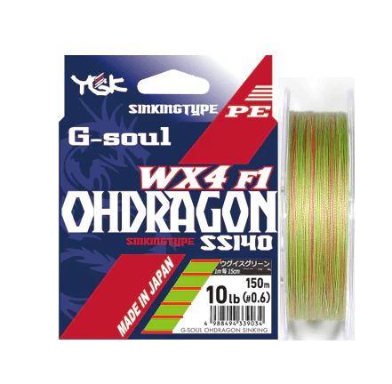 G-Soul OhDragon WX4 SS140 Sinking Braid