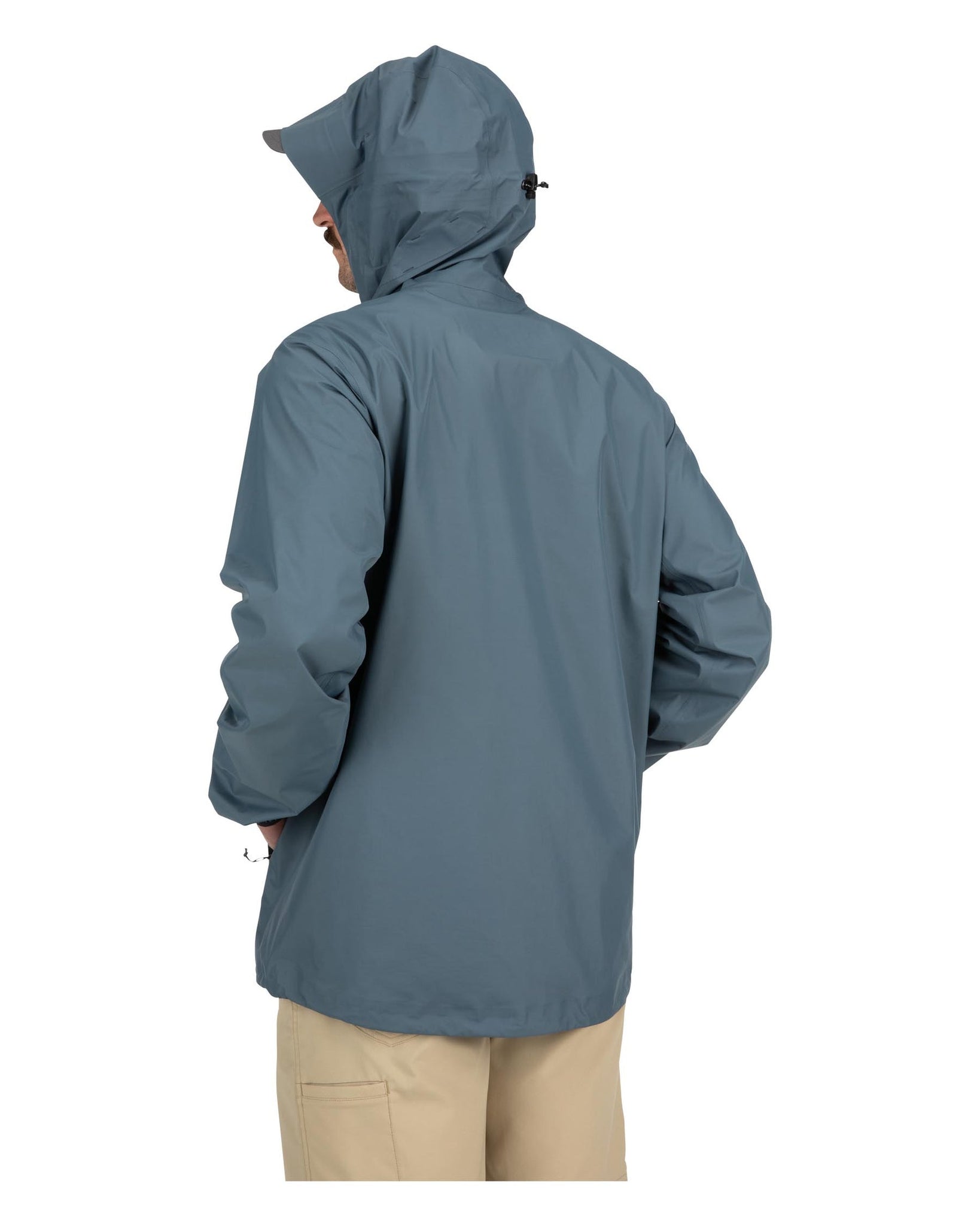 Fishing Waterproof Jacket - 500 Grey - Pebble grey, Light grey
