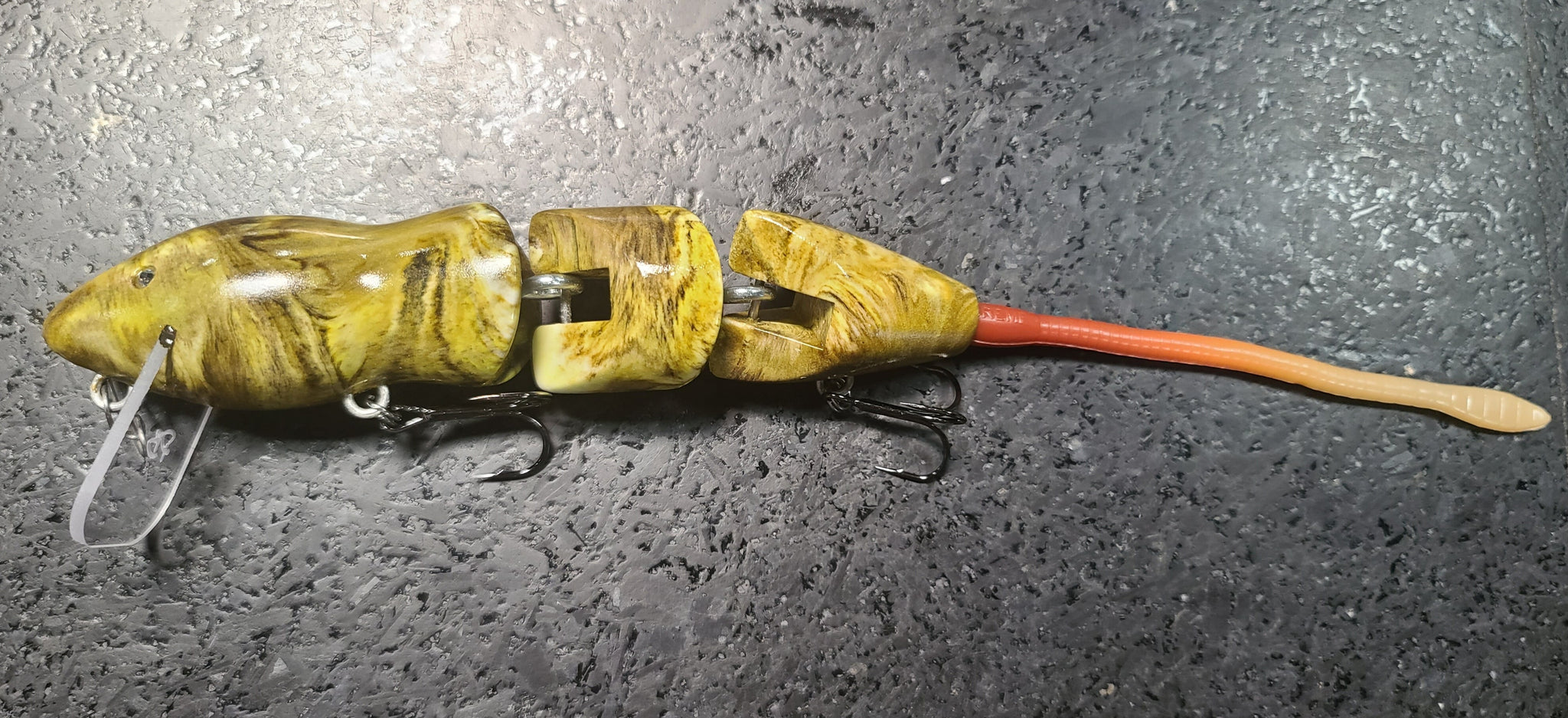 balsa rat fishing lure PB Rat 3 Piece