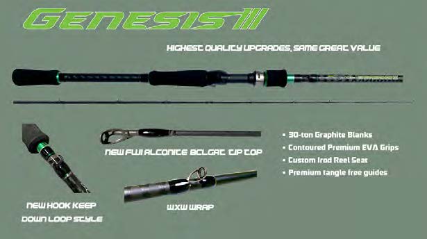 Genesis III Spinning Rods – The Hook Up Tackle