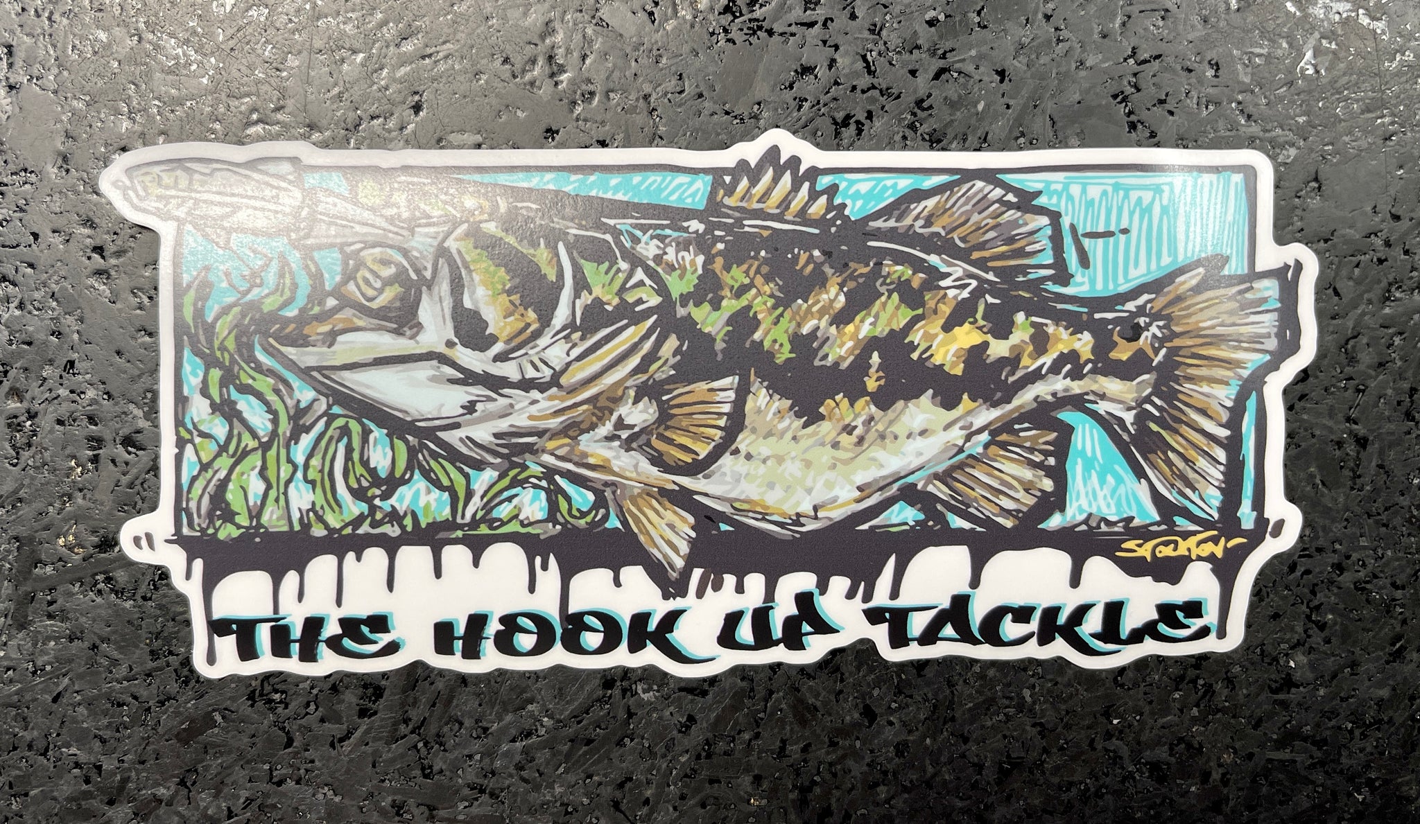 Swimbait Largemouth Logo Sticker – The Hook Up Tackle