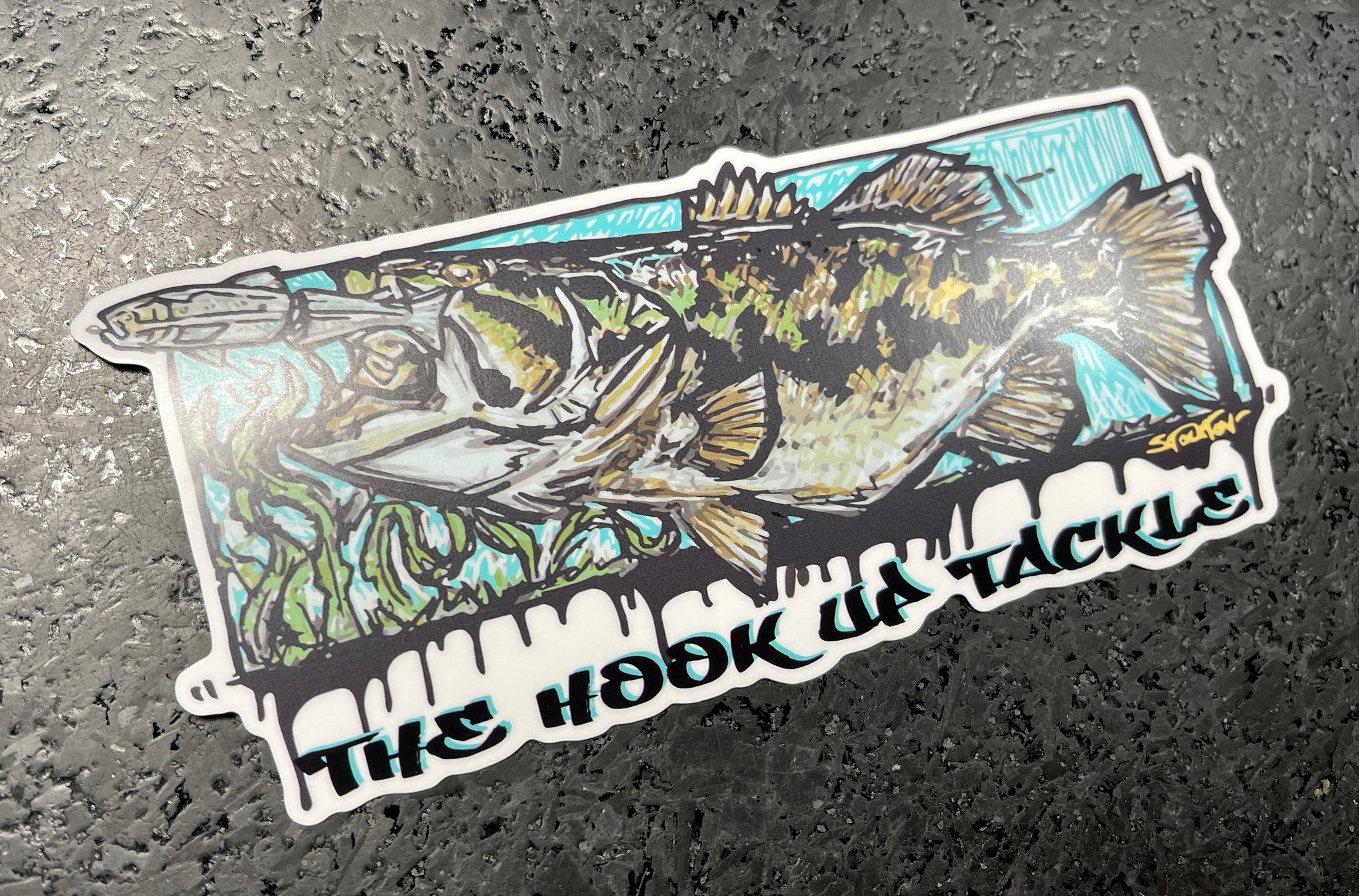 Swimbait Largemouth Logo Sticker – The Hook Up Tackle