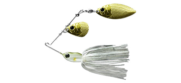 MINI SPINNERBAIT 3/16 Oz SILVER SHAD - Diamante Nichel Colorado, Made In USA!