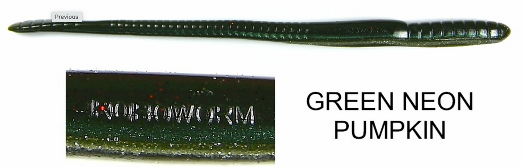 7 Inch Straight Tail Worm