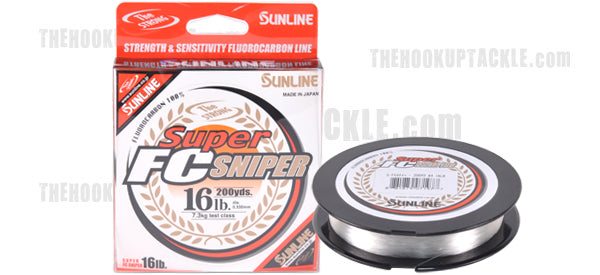 SUNLINE Super FC Sniper Fluorocarbon Fishing Line Clear 18lb 200yd for sale  online