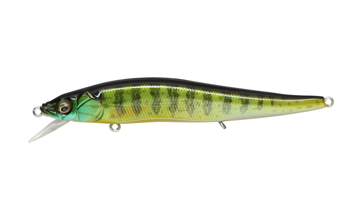 Megabass Vision Oneten 110 FA Jerkbait - Fine Art Finish, Suspending, 110mm For Bass Fishing