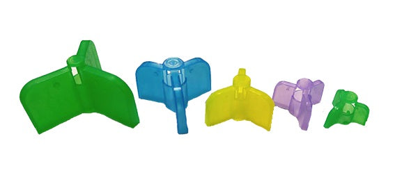 Owner 5112-140 Treble Hook Caps - 11-Pack Large Yellow Safety Covers For Fishing Hooks